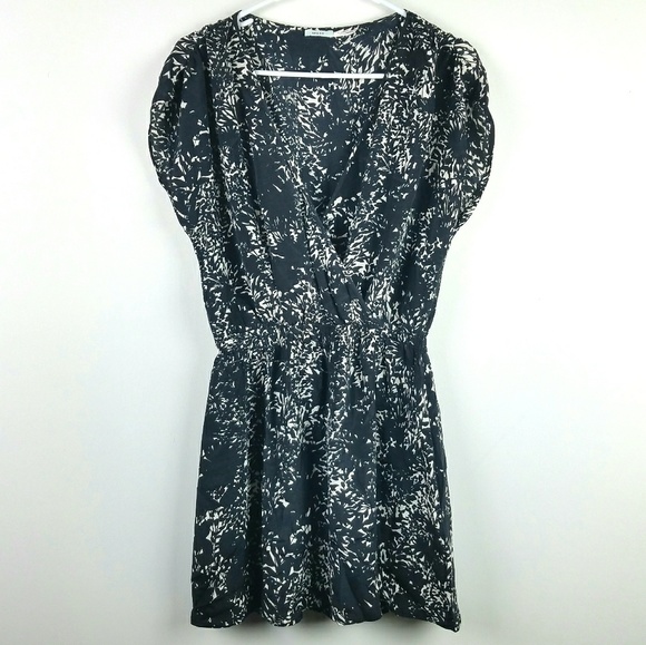 Anthropologie Dresses & Skirts - Kimchi Blue Black Silk Boho Dress Sz Medium